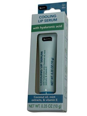 b.pure Cooling Lip Serum Mint Hyaluronic Acid 0.35 Oz New